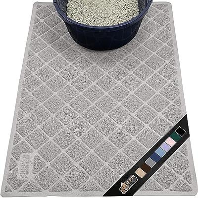 Cat Litter Mat, XL Super size, Phthalate Free, Easy to Clean, Durable, Soft on Paws, Large 47 x 36 Litter Mat.