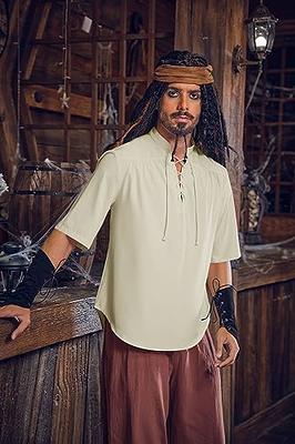  Bbalizko Mens Pirate Vampire Shirt Medieval