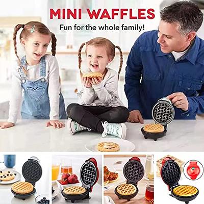 Dash Mini Waffle Maker - 350 W - Red