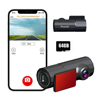  Dash Cam 4K WiFi Front Dash Camera for Cars, E-YEEGER Car  Camera 2160P Wireless Mini Dashcams with App, Driving Recorder with 24H  Parking Mode, Night Vision, G-Sensor, Free 32G Card, Support