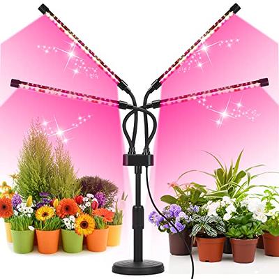 FRGROW Grow Lights for Indoor Plants Full Spectrum, Plant Lights for Indoor  Growing, 3000k/5000k/660nm Plant Grow Lamps, Clip on Plant Lamp with White