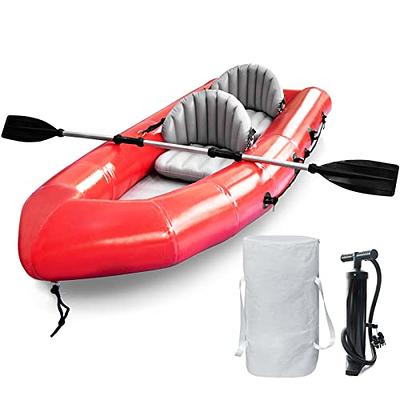HOTEBIKE 10 ft. Inflatable Kayak Set with Paddle & Air Pump