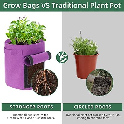 Home Thickened Potato Grow Bag PE Vegetable Grow Bags Home Garden Supplies  Vegetable Onion Plant Bag Outdoor Garden Pots