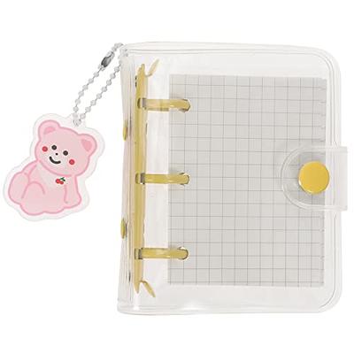  A7 Binder Cover Clear PVC Gold 6 Ring Budget Binder