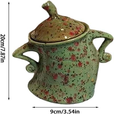 Green Teapot with Attitude