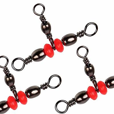 AGOOL 3 Way Swivel Fishing Three Way Swivel, 60pcs Triple Swivel T