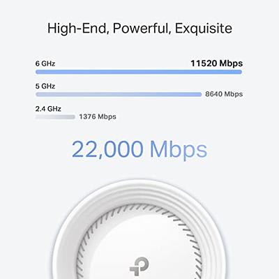 TP-Link Tri-Band WiFi 7 BE10000 Whole Home Mesh System (Deco BE63), 6-Stream  10 Gbps, 4 × 2.5G Ports Wired Backhaul, 4× Smart Internal Antennas