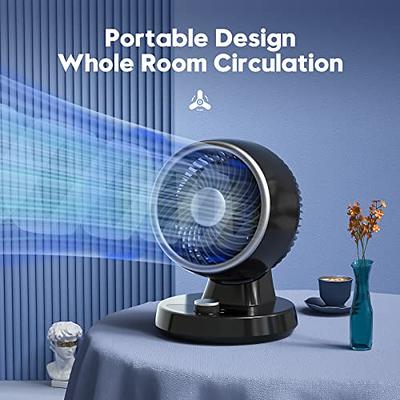 Small Tower Fan For Bedroom Desk, 10000mAh Rechargeable Oscillating Table  Fan, Max Last 30Hrs, 11'' Portable Fan, 120° Oscillation for Powerful  Circulation, Stepless Speed, Quiet for Home Bedroom - Yahoo Shopping