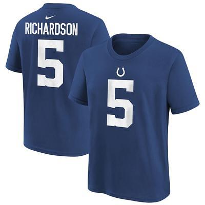 Alec Pierce Indianapolis Colts Men's Royal Name & Number Logo T