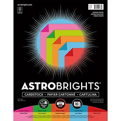 Astrobrights 70 lb. Cardstock Paper, 8.5 x 11, Assorted Colors, 80  Sheets/Ream (91668) - Yahoo Shopping