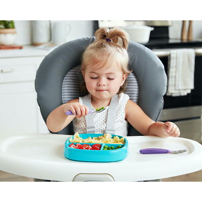 Zulay Kitchen Silicone Baby Spoon (6 Pack) - BPA Free Gum-Friendly