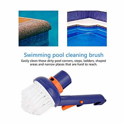 BORDSTRACT Pool Brush, Nylon Corner Vacuum Brush for Swimming Pool Step and  Stairs, Manual Cleaning Supplies for Spas Hot Tubs Cleaning - Yahoo Shopping