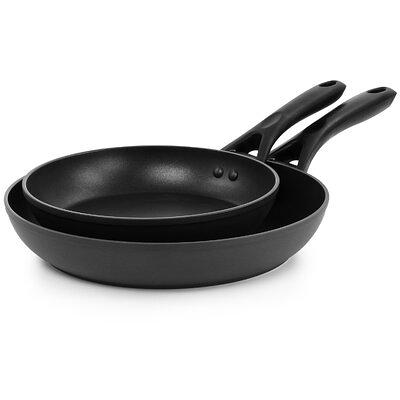 Not A Square Pan 2pc Nonstick Frypan Set - 8, 9.5 w/ Bonus