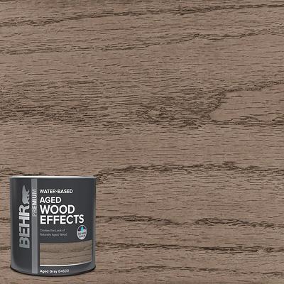 BEHR 1 qt. Charred Black Transparent Wood Effects Water-Based