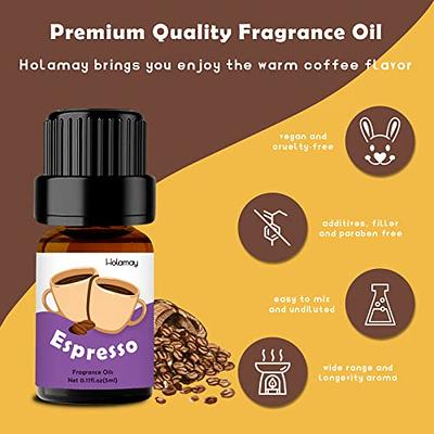  Fragrance Oil for Candle & Soap Making, Holamay Coffee Shop  Premium Aromatherapy Essential Oils for Diffuser - Espresso, Cafe Mocha,  Chocolate, Almond Biscotti and More Scented Oils : Health & Household