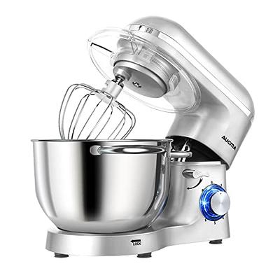 Stand Mixer, COKLAI Electric Mixer, Tilt-Head Dough Mixer with 7.3-Quart  Stainless Steel Bowl, Dough Hook, Flat Beater, Wire Whisk and Splash Guard