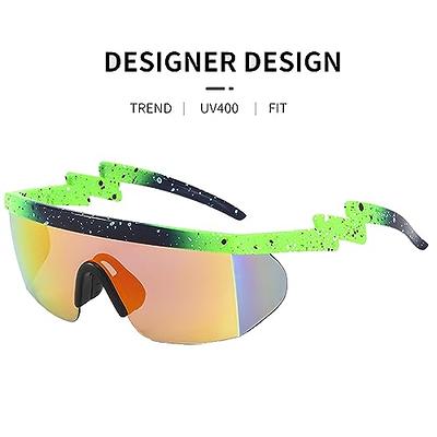 Neon 90s Translucent Frame Rectangle Wholesale Sunglasses