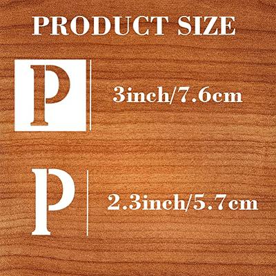 8inch Alphabet Stencils for Painting on Wood, Large Letter Stencils Stencil  Letters Numbers Templates for Wood Wall Signs Porch Rock