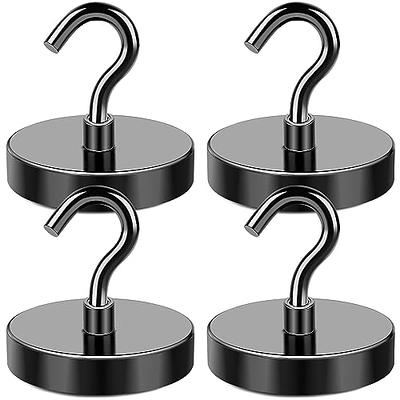 LOVIMAG Magnetic Hooks Heavy Duty, 100LBS Strong Magnet Hooks for Hanging  Heavy Duty, Magnetic Hooks for Cruise Cabins, Grill, Classroom, Home