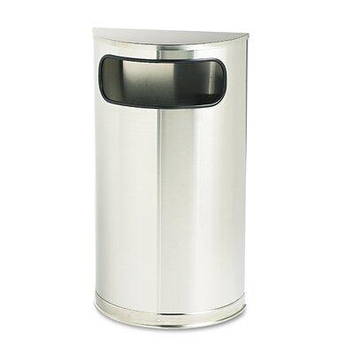 15 Gal. Steel Open Dome Top Recycling Trash Can 415DTBL-R Blue