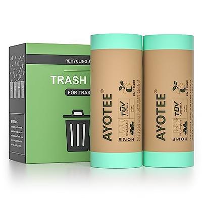 AYOTEE 100% Compostable Trash Bags 13+ Gallon Tall Kitchen Trash Bags, 40  Count Biodegradable Trash Bags 13 Gallon Trash Bags Kitchen Compost Bags  Certified by OK Compost Meeting ASTM D6400 Standards - Yahoo Shopping