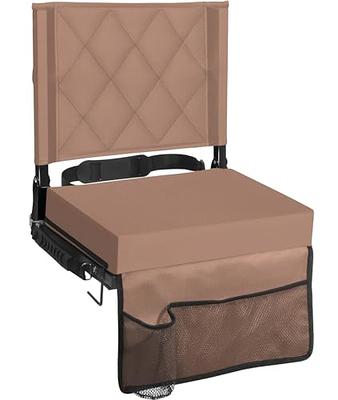 Sheenive Stadium Seating for Bleachers, Bleacher Seat with Backrest  Cushion, Wide Padded Stadium Seats for Bleachers with Back Support, Stadium  Chair