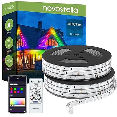 Govee 32.8ft Outdoor LED RGBIC Strip Lights - Color Changing, Dimmable,  Wi-Fi & Bluetooth Enabled, IP65 Waterproof, ETL Listed in the Strip Lights  department at