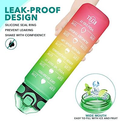 Enerbone 32 OZ Water Bottle, Leakproof BPA & Toxic Free, Motivational Water  with