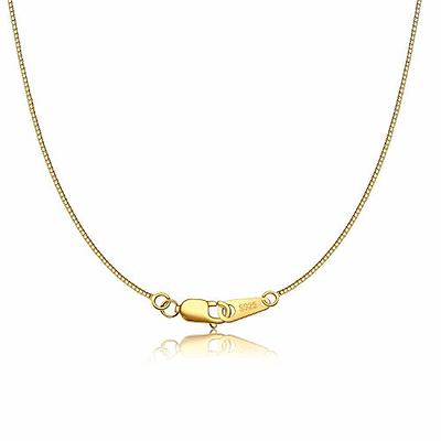 Jewlpire 925 Sterling Silver Chain Necklace Chain for Women Girls