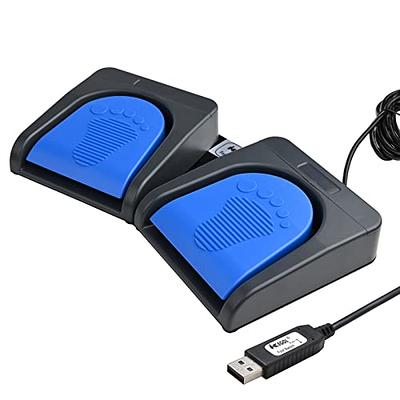 Upgraded USB Triple Foot Pedal PC Game Foot Pedal Keyboard Action Switch  Pedal 3 Pedal Control