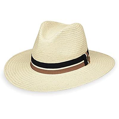 Wallaroo Hat Company – Men's Turner Fedora – Wide Brim Straw Hat