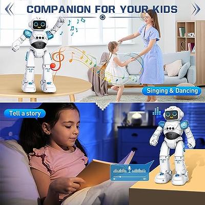 EduCuties Robot Toys for Kids,Programmable Remote Control Smart Walking  Dancing Robot Toy Gift with Gesture & Sensing for Age 4 5 6 7 8 9 10 Year  Old