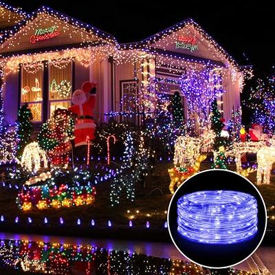 Outdoor Christmas String Lights, 66 FT 200 LED Christmas Lights with Remote  Control 8 Modes Timer Memory, Christmas Tree Lights IP67 Waterproof for