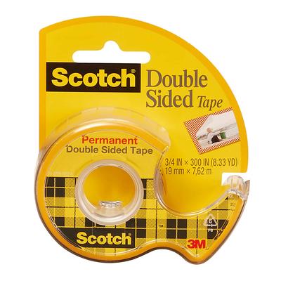Scotch Double Sided Tape Runner, 0.31 x 49 ft