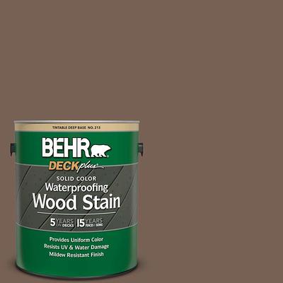 BEHR PREMIUM 1 gal. Clear Transparent Waterproofing Exterior Wood