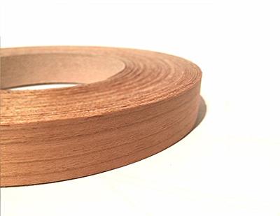 Edge Supply Brand Cherry 1 x 25' Roll Preglued, Wood Veneer Edge Banding,  Flexible Wood Tape