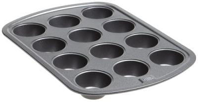 Vintage Muffin Pan 6 Cup Ekcology Silver Beauty , No T 66-6