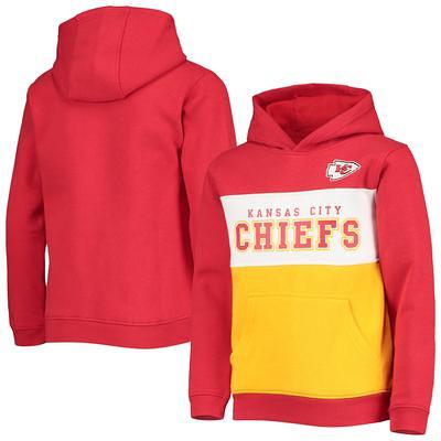 Nike Youth Kansas City Chiefs Team Stripes Red Pullover Hoodie