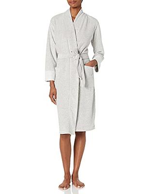 LDCHNH Women's Long Cotton Hooded Bathrobe Plus Size Thick Bathrobe Spa  Nightgown Bridal Gown Men's Gown (Color : D, Size : 3X-Large)