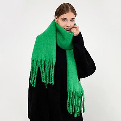 RIIQIICHY 100% Cashmere Scarf Pashmina Shawls and Wraps for Women Warm  Winter More Thicker Soft Scarves