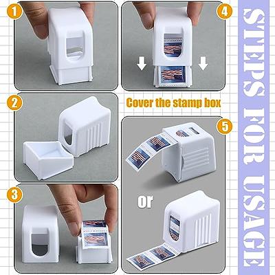 5x Postage Stamp Dispenser for 100 Stamps Roll, Stamp Roll Holder