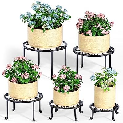 Potted Plant Holder Stands For Flower Pot Metal Garden Container