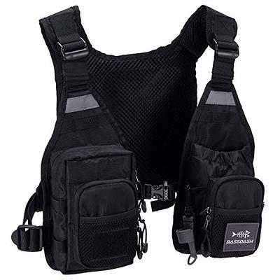 BASSDASH FV08 Ultra Lightweight Fly Fishing Vest for Men and Women Portable Chest  Pack One Size Fits Most - Yahoo Shopping
