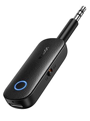 Bluetooth Transmitter Receiver, 2-in-1 Bluetooth AUX Adapter, V5.0  Bluetooth Adapter for TV/Car/Home Stereo/PC, Pairs 2 Devices  Simultaneously, aptX