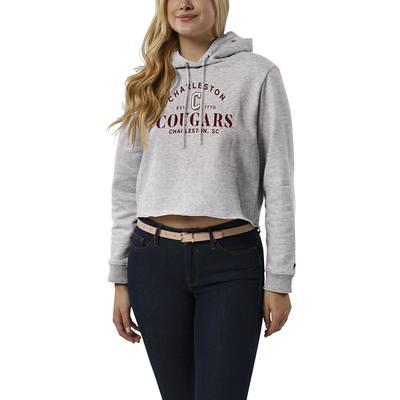 Women's Fanatics Branded Heather Gray Washington Commanders Classic Outline Pullover Hoodie