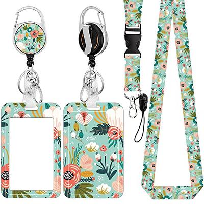 Butterflies Horizontal Style Fashion Id Holder Neck Strap Lanyards