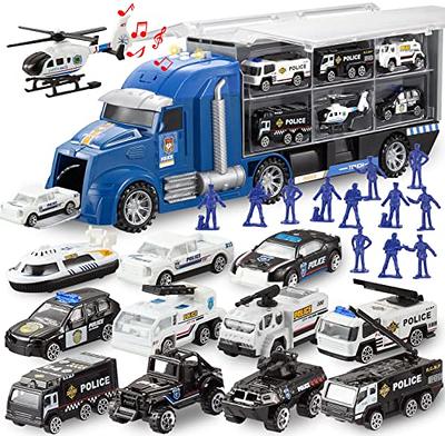 JOYIN Sound & Lights Toy Trucks For 2-Year-Old Boys, 3-Pack