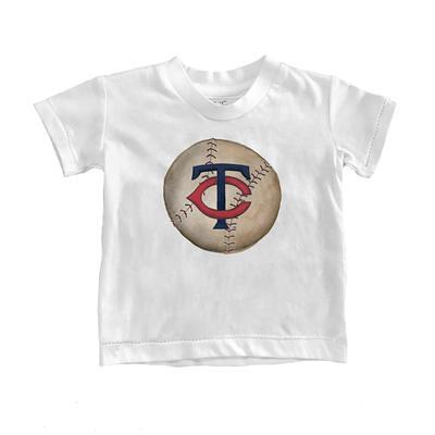 Infant Tiny Turnip White Chicago Cubs Teddy Boy T-Shirt