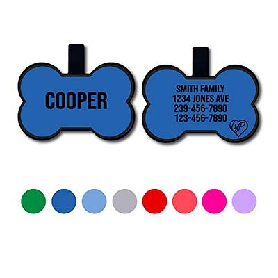 Personalized Planet Pet Tags N/a - Blue Preppy Stripe Personalized Name &  Phone Number Pet Tag - Yahoo Shopping