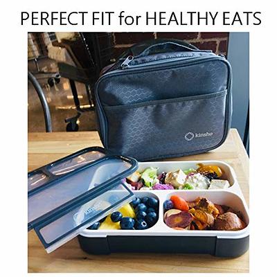 Bento Lunch Boxes with Bags Ice Packs | Bento-Box Insulated Bag Ice Cold  Pack Set of Two for Kids Adults | Value Container Set for School Kid  Lunches